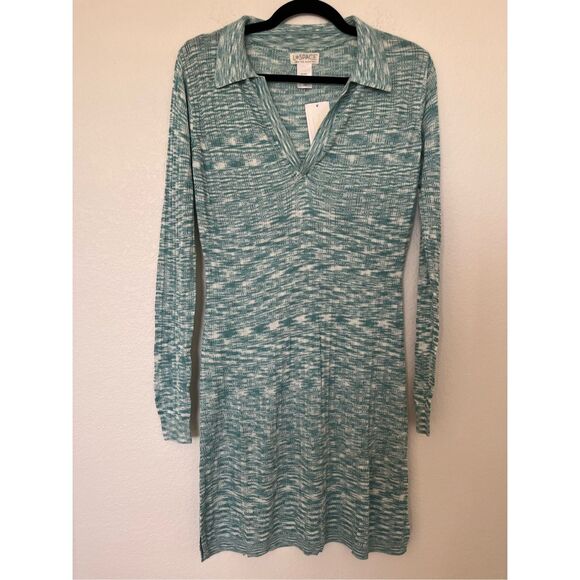 NWT L*Space Aria Long Sleeve V Neck Dress - Picture 5 of 9